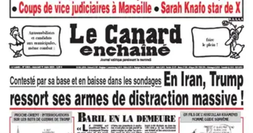 Le Canard Enchaîné - Le taulard, l'expert et la tuberculose