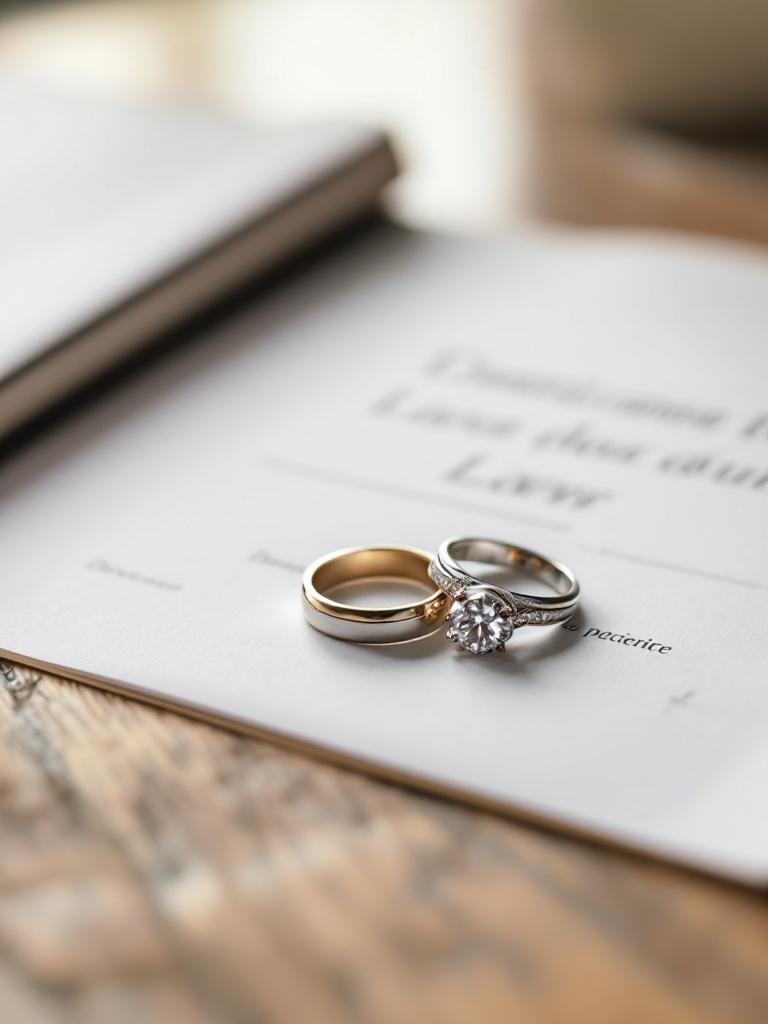 Illustration divorce et separation - alliances