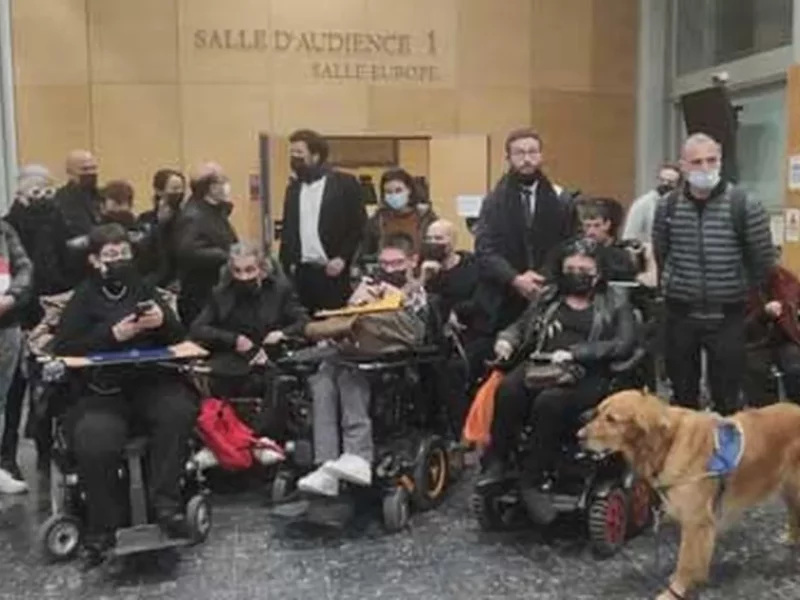 Procès des activistes handicapés